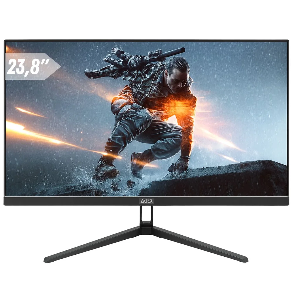 Monitor LED 23.8" Full HD 1920 x 1080, 165Hz 1ms, HDMI DP VESA Bivolt Aitek - DELTA-M2412A Monitor LED 23.8" Full HD 1920 x 1080, 165Hz 1ms, HDMI DP VESA Bivolt Aitek - DELTA-M2412A