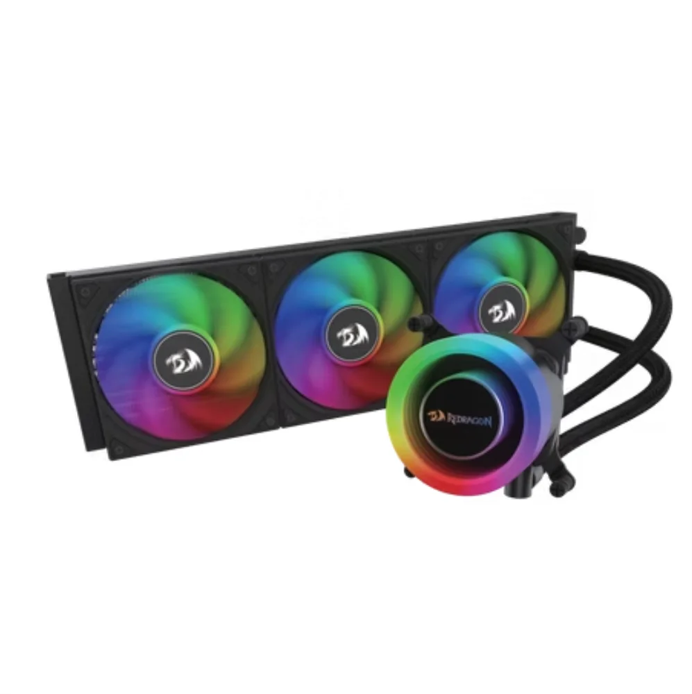 Water Cooler 360mm Lian Li Ga Ii Lite Redragon Edition, RGB, Black - Ga2l36rb-rd 5