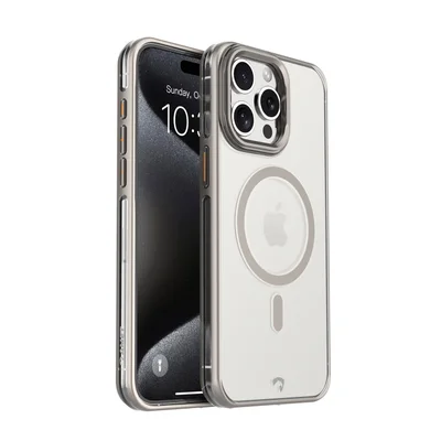 Capa Case Elite Monaco Magsafe Iph 16 Pro Max- Amet Cor:titanium Natural