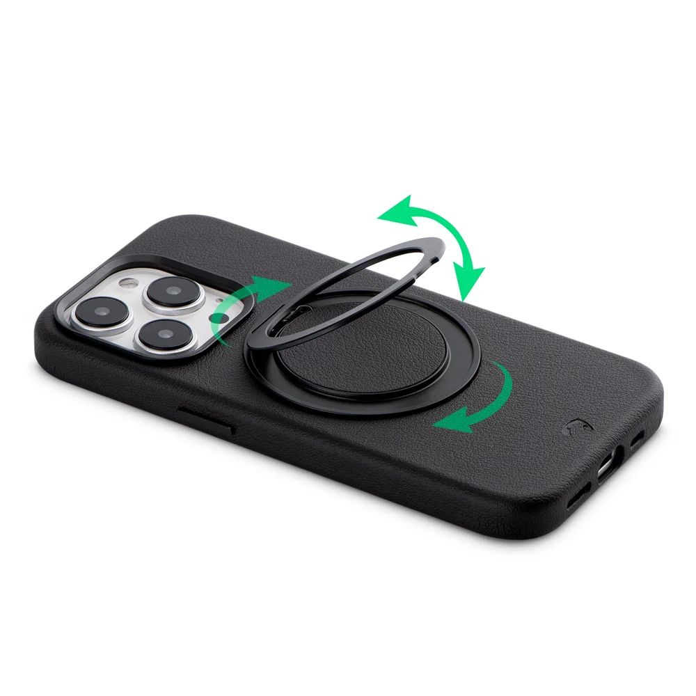 Imagem 3 de 5 do produto Capa Case Elite Dublin Magsafe Preto Iph 16 Pro Max - Amet Cor:preto