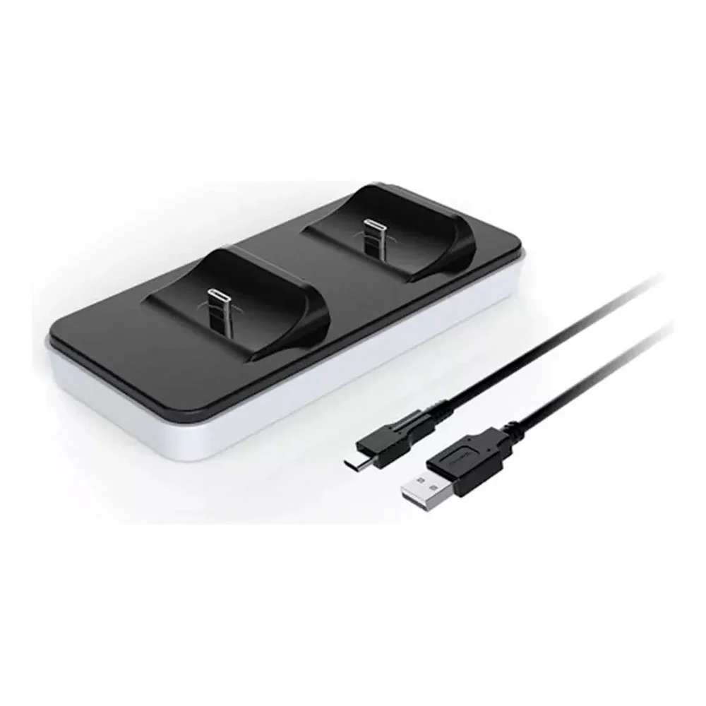 Carregador Duplo Para Controle Dualsense Playstation 5 Ps5 Base Carregador Duplo Para Controle Dualsense Playstation 5 Ps5 Base