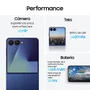 Celular Samsung Galaxy Z Flip7 5g, 512 GB, 12 GB Ram, 6.9”, Câmera Dupla 50mp, Galaxy Ai Azul 13