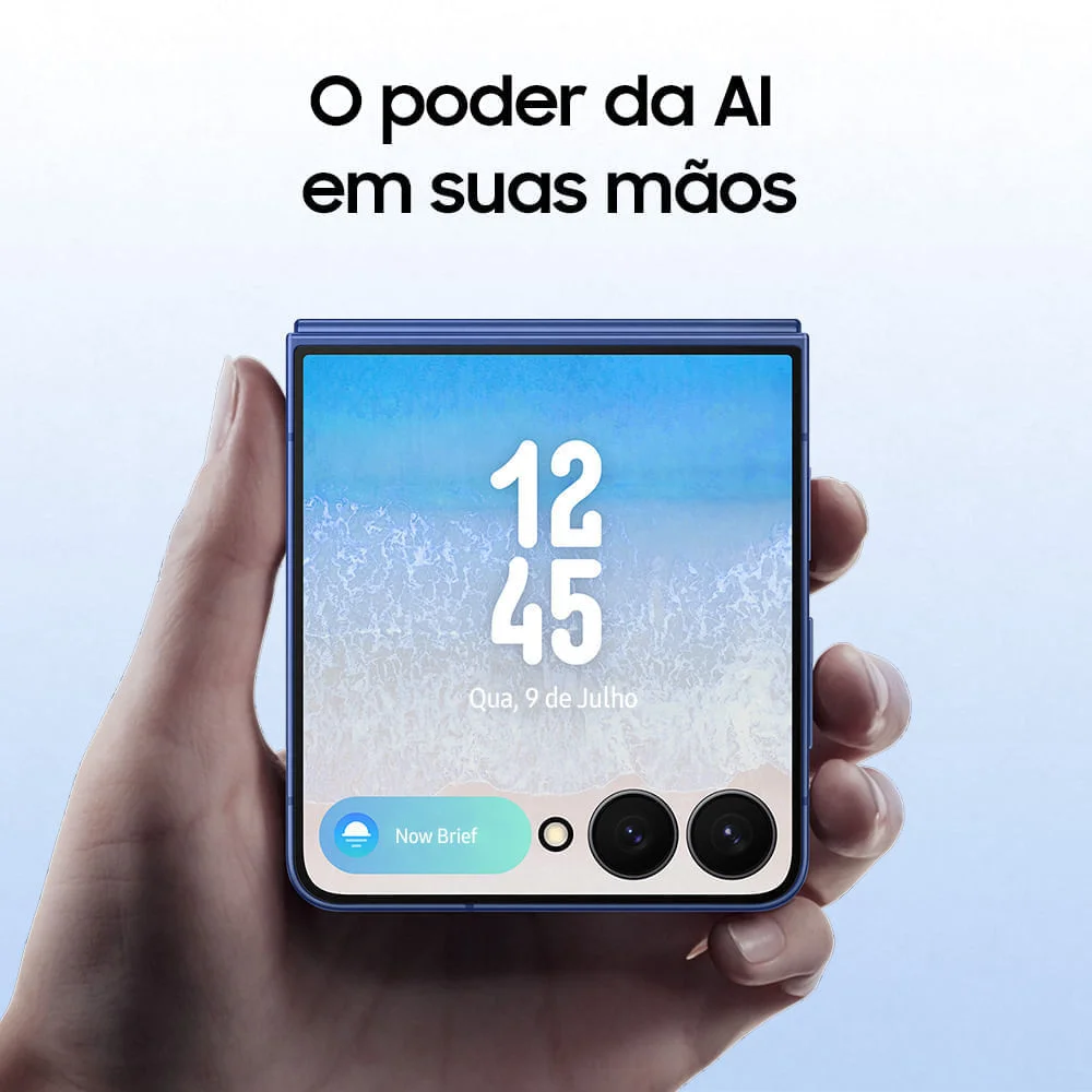 Celular Samsung Galaxy Z Flip7 5g, 512 GB, 12 GB Ram, 6.9”, Câmera Dupla 50mp, Galaxy Ai Azul 6