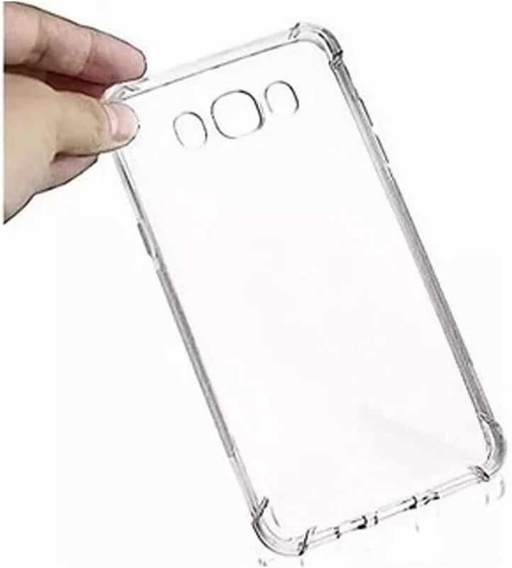 Imagem 2 de 3 do produto Capinha Silicone Transparente Antichoque Compatível Com Samsung J7 Metal J710