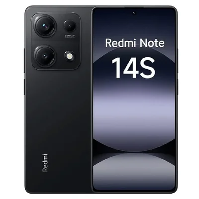 Smartphone Xiaomi Redmi Note 14s 256gb - 8GB Ram - Preto - Global