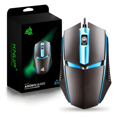 Mouse Gamer LED Usb 2.0 3 Botões Ergonômico 1200dpi