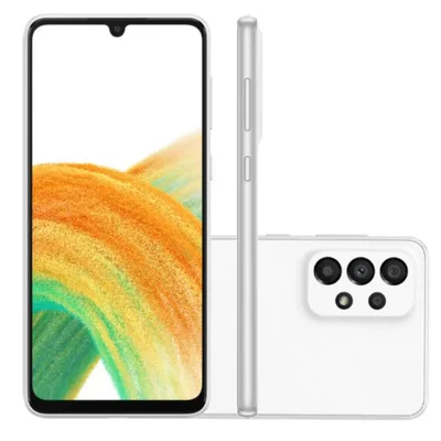 Usado: Samsung A33 128 Gb Branco - Excelente
