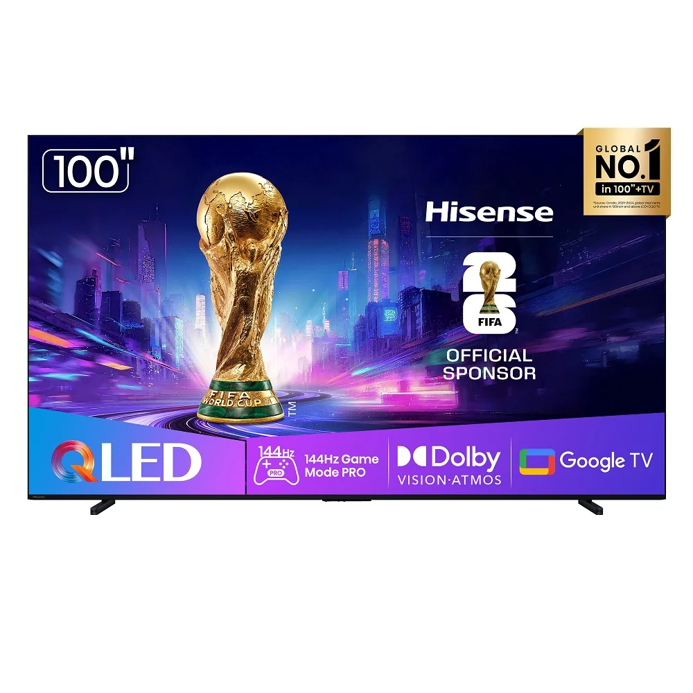 Smart TV Hisense QLED 4K 100" 100Q7QG com Processador AI Dolby Vision HDR10+ Adaptative HLG Filmmaker Mode Dolby Gaming Dolby Atmos e Alexa Smart TV Hisense QLED 4K 100" 100Q7QG com Processador AI Dolby Vision HDR10+ Adaptative HLG Filmmaker Mode Dolby Gaming Dolby Atmos e Alexa