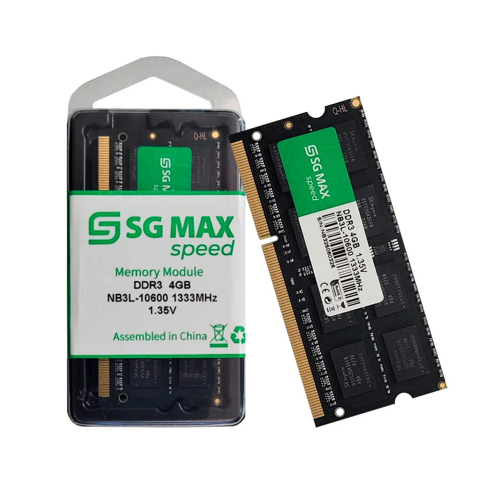 Memoria Notebook 4gb Ddr3l 1333 Cl 11 1.35v Soddim Sgm4gl1333cl11nb Sgmax