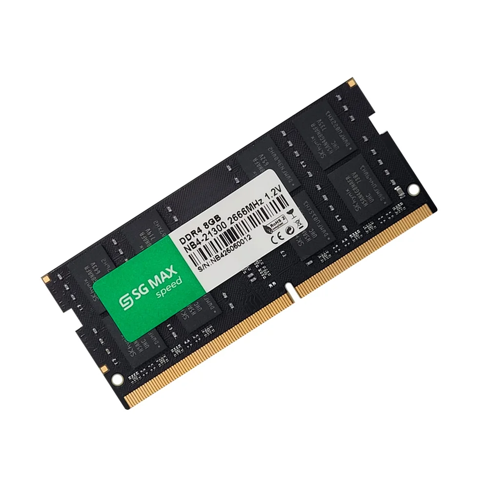 Imagem 4 de 4 do produto Memoria Notebook 8GB Ddr4 2666 Cl19 1.2v Soddim Sgm8gl2666cl19nb Sgmax