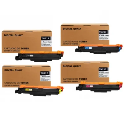 Kit Toner Compatível Para Uso Em Brother HL-L3210CDW, HL-L3230CDW, HL-L3270CDW, HL-L3290CDW, DCP-L3551CDW