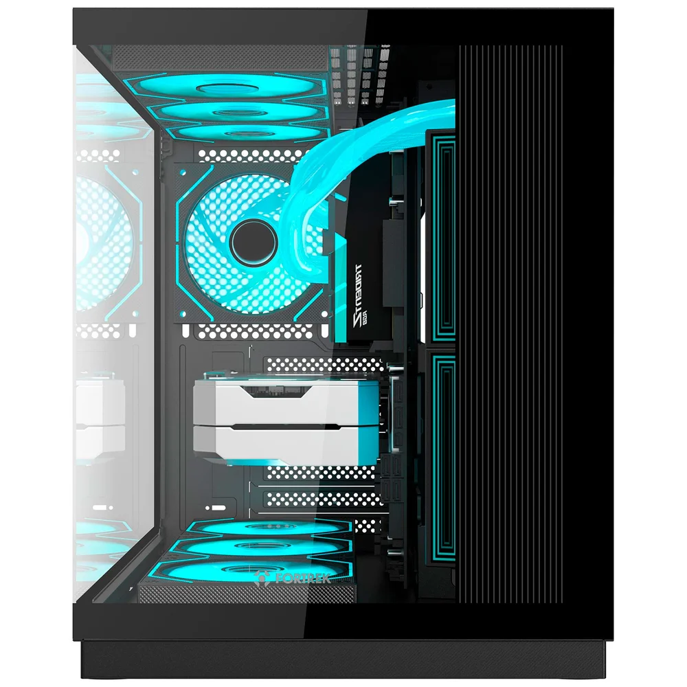 Imagem 2 de 5 do produto Gabinete Gamer Fortrek Clarity Max Preto