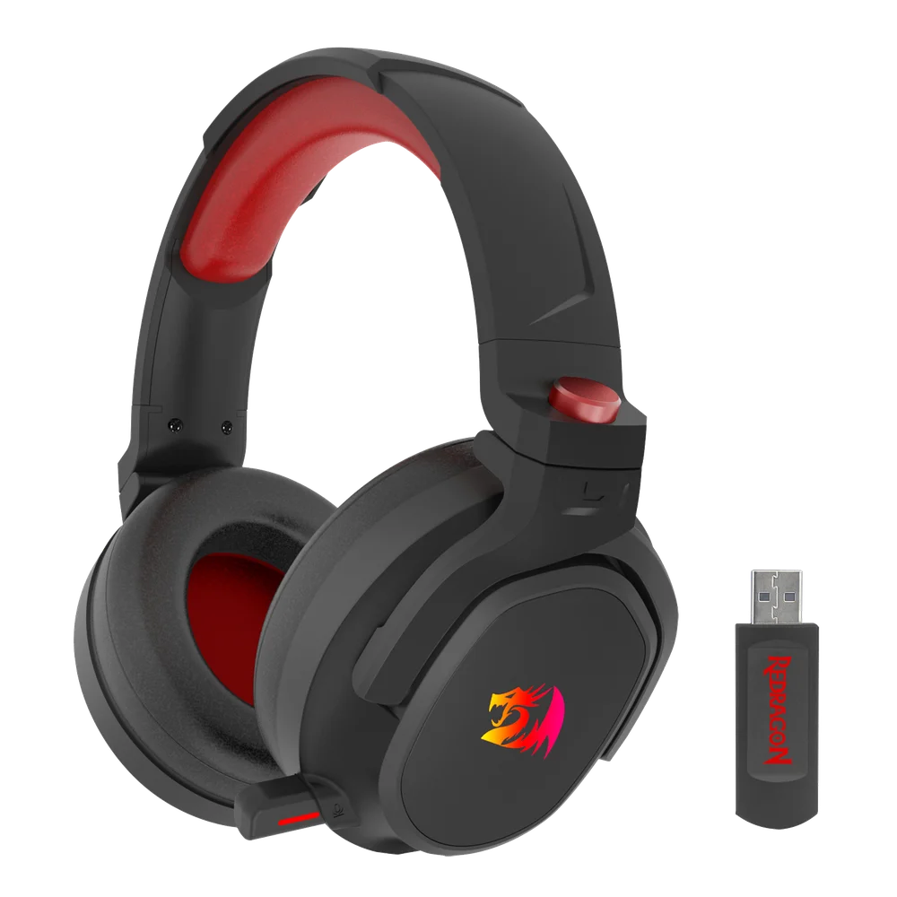Headset Redragon Nomen Pro H838-pro RGB Gamer 7.1 Sem Fio Bt
