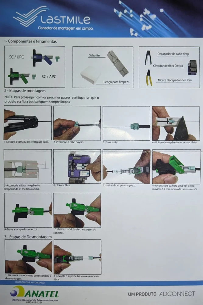 Imagem 3 de 5 do produto Conector De Campo Sc/upc De Click Q4
