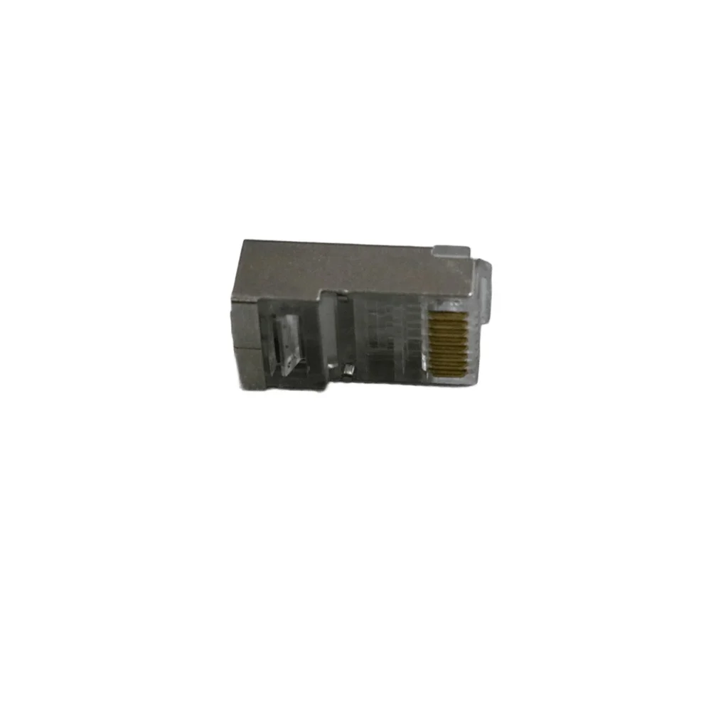 Imagem 4 de 4 do produto Conector Rj45 Cat6 Macho Blindado (pack Com 100un)