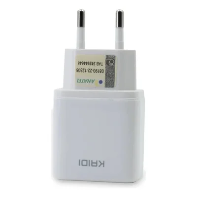Carregador Celular Kaidi Kd-669 Cl Tipo C- Lightning Turbo 20w cor Branco ótima qualidade