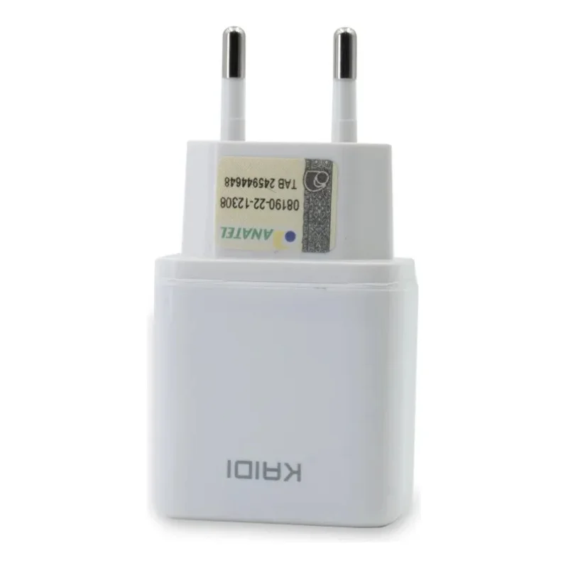 Imagem 1 de 5 do produto Carregador Celular Kaidi Kd-669 Cl Tipo C- Lightning Turbo 20w cor Branco ótima qualidade