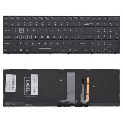 Teclado Para Notebook Avell Full Range W1745 Mx Abnt2 Preto