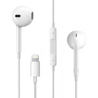 Fone De Ouvido Com Fio Cvc Conector Lightning - Branco