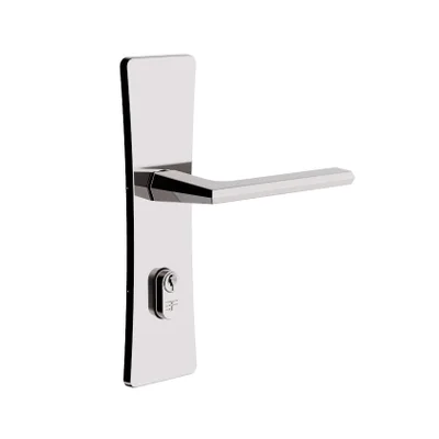 Fechadura Design Externa Espelho Bella 40mm Cromado 733e12755cr 3f