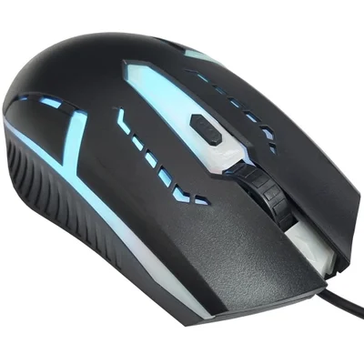Mouse Gammer Para Jogos Com Fio Iluminação LED 7 Cores Usb