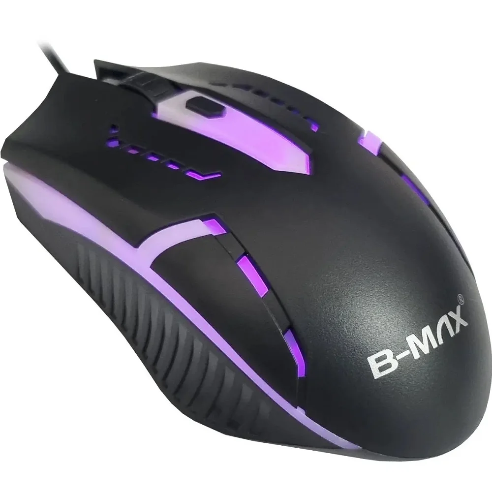 Imagem 4 de 5 do produto Mouse Gammer Com Fio Ergonomico Sensor Óptico RGB LED Jogos