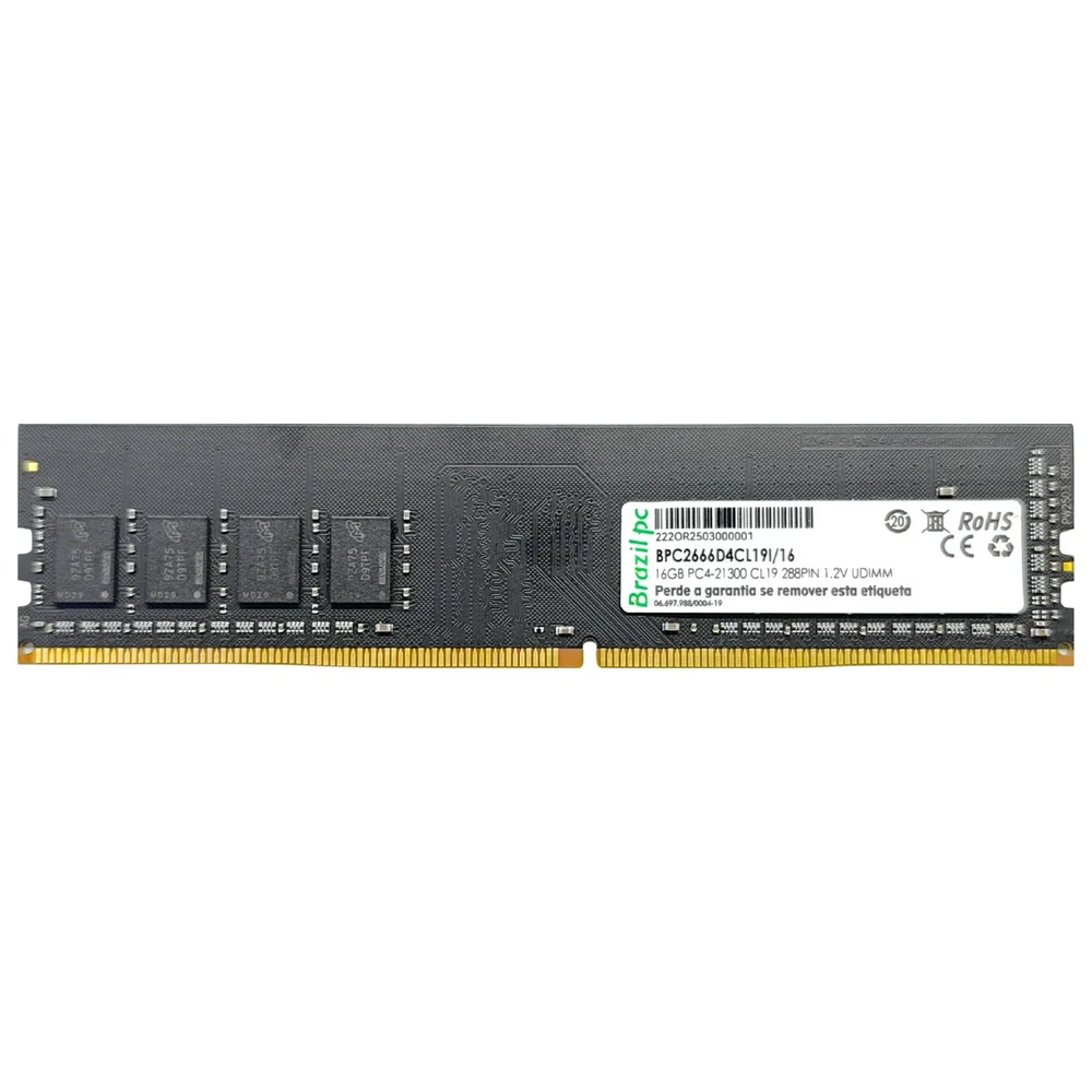 Memoria Ram 16gb DDR4 2666MHZ 12V Bluecase