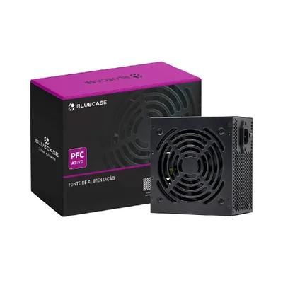 Fonte De Alimentação Bluecase Atx Ps/2 350w Pfc Ativo C/ Cabo - Blu350-pfcps2bx