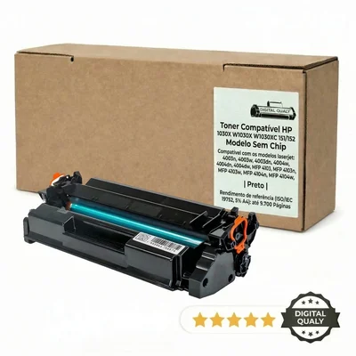 Toner W1030x Compatível 9.7k Para 4004w 4004dn 4004dw MFP 4103 MFP 4103n MFP 4103w MFP 4103dn MFP 4103dw SEM CHIP