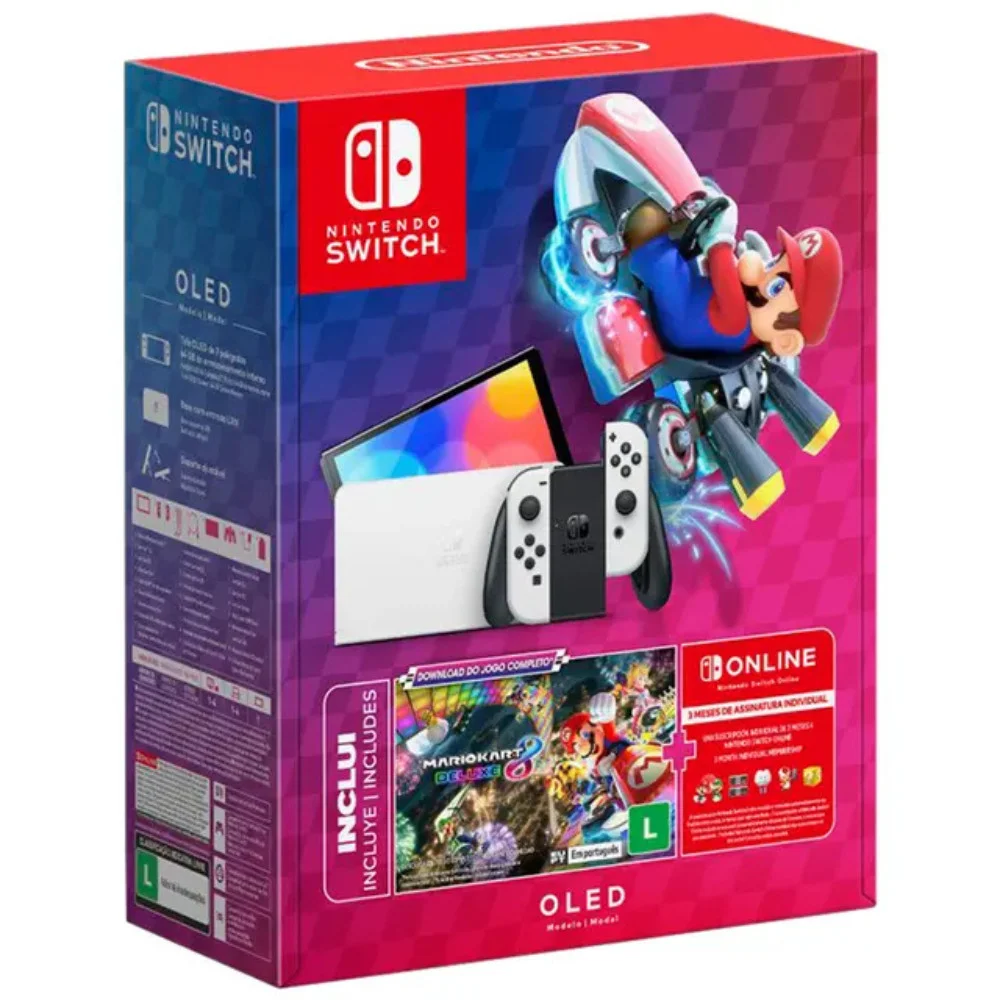 Nintendo Switch Nintendo swich Console - Nintendo Switch - 1 Jogo Mario Kart 8 Deluxe