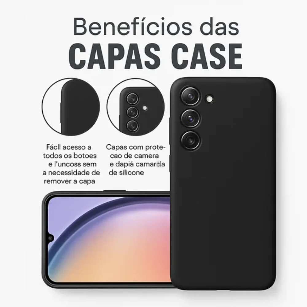 Imagem 3 de 5 do produto Capa Capinha Case Silicone Aveludada Premium Xiaomi Note 13 4g