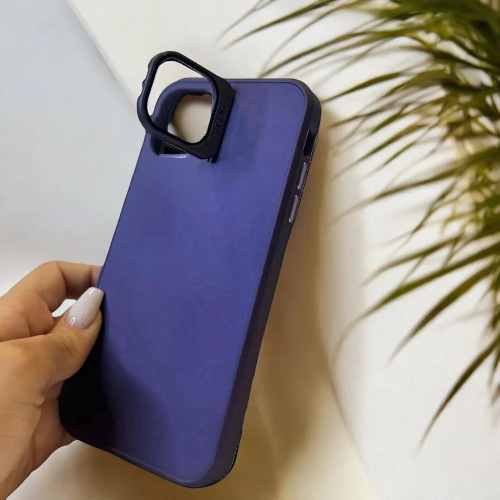 Imagem 2 de 4 do produto Capa Capinha Case Protege Câmera Suporte Na Lente Para Iphone 12 Pro Max