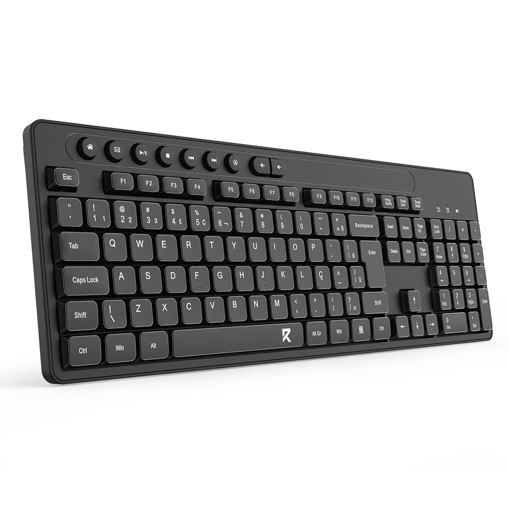 Imagem 3 de 5 do produto Teclado E Mouse Sem Fio Bs-7094 Redragon Preto