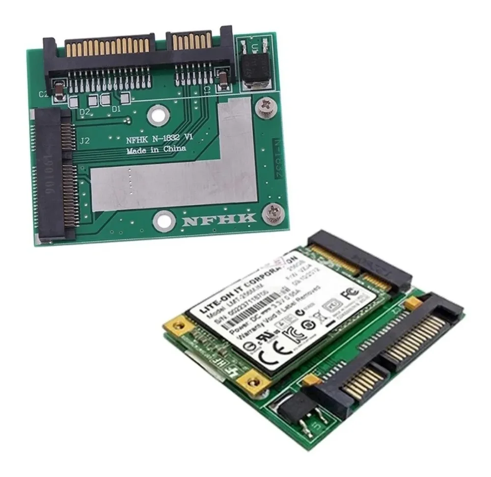 Adaptador Msata SSD Para Sata Hd SSD 2,5 Adaptador Msata SSD Para Sata Hd SSD 2,5