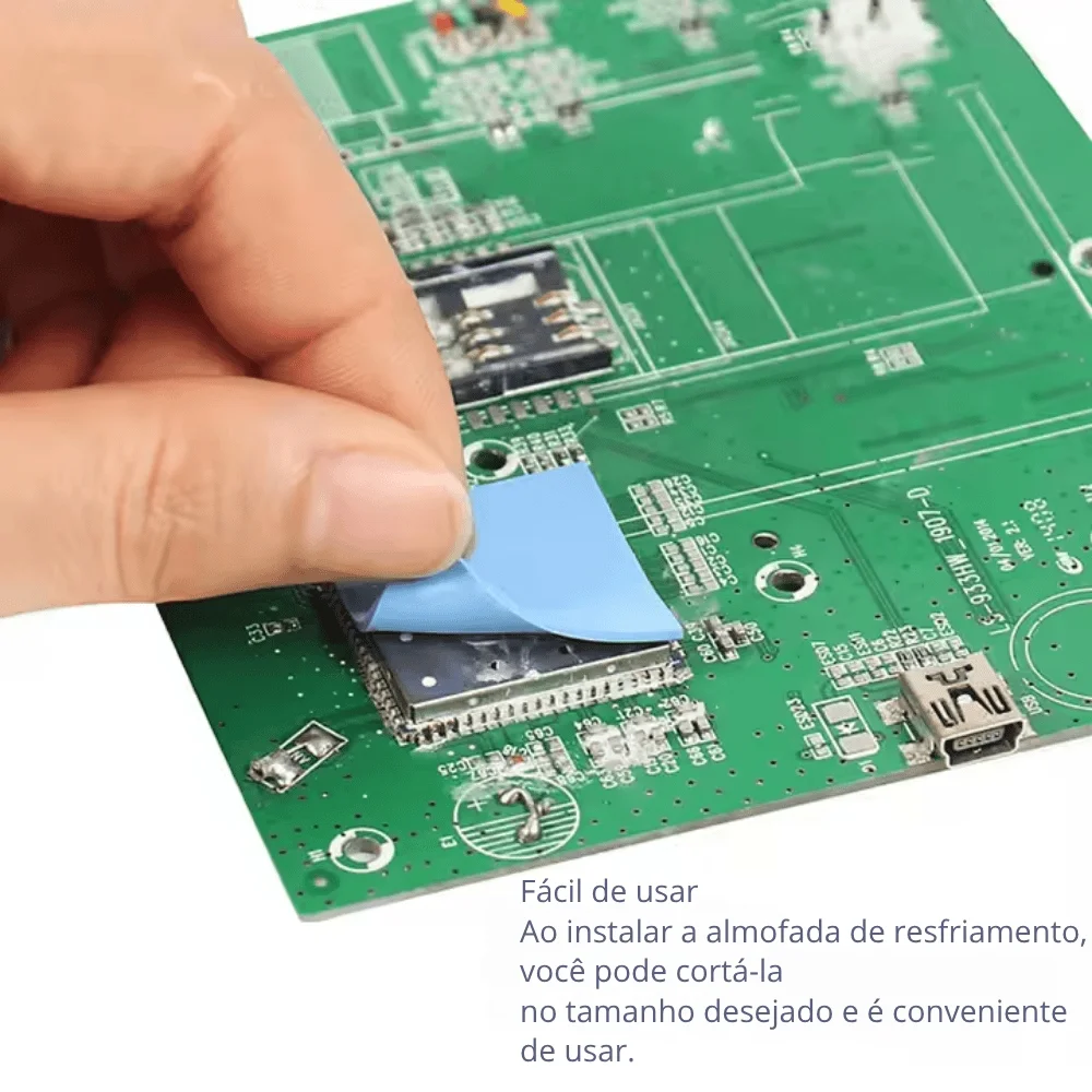 Imagem 4 de 4 do produto Thermal Pad Tishric 0.5mm Cpu Gpu Alta Eficiência 100mm Tsr139