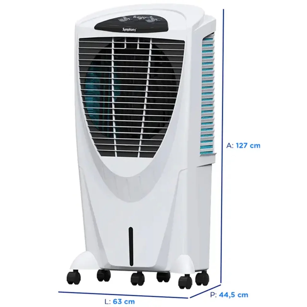 Imagem 4 de 5 do produto Climatizador De Ar Portátil Winter 80l 3 Velocidades Symphony