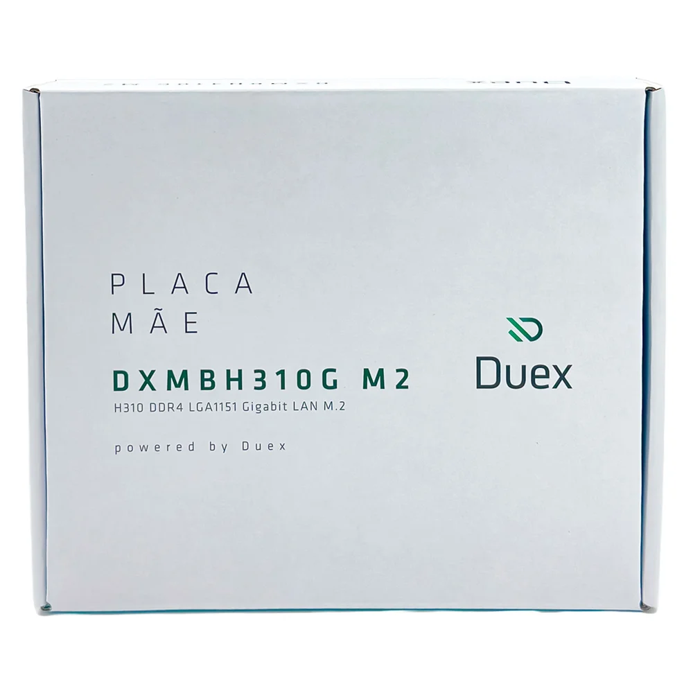 Placa Mãe Duex Dxmbh310g M2, Socket Intel LGA  1151, Ddr4, Chipset H310, Lan Gigabit, Slot M.2 Nvme, HDMI - Micro Atx 5