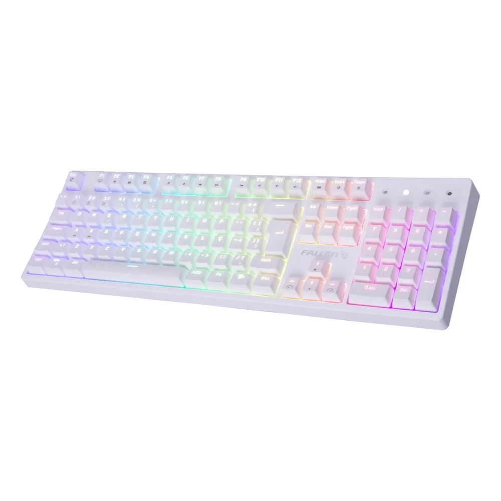 Imagem 2 de 5 do produto Teclado Gamer Mecanico Fallen Pantera Switch Azul - Full - Branco