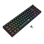 Teclado Mecânico Gamer Redragon Deimos Switch Marrom RGB Wireless Abnt2 - Preto