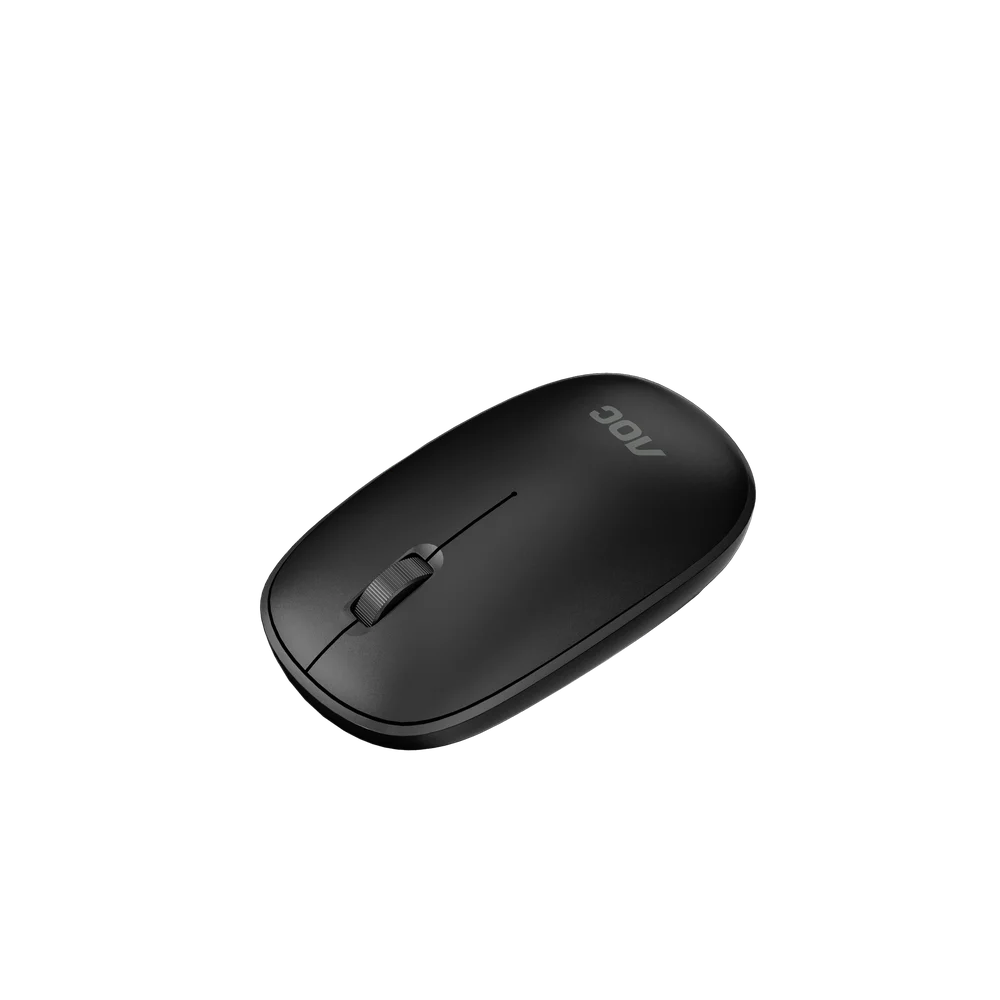 Imagem 2 de 5 do produto Mouse Optico Sem Fio Aoc 2,4ghz Office Preto 1600dpi Ms200b