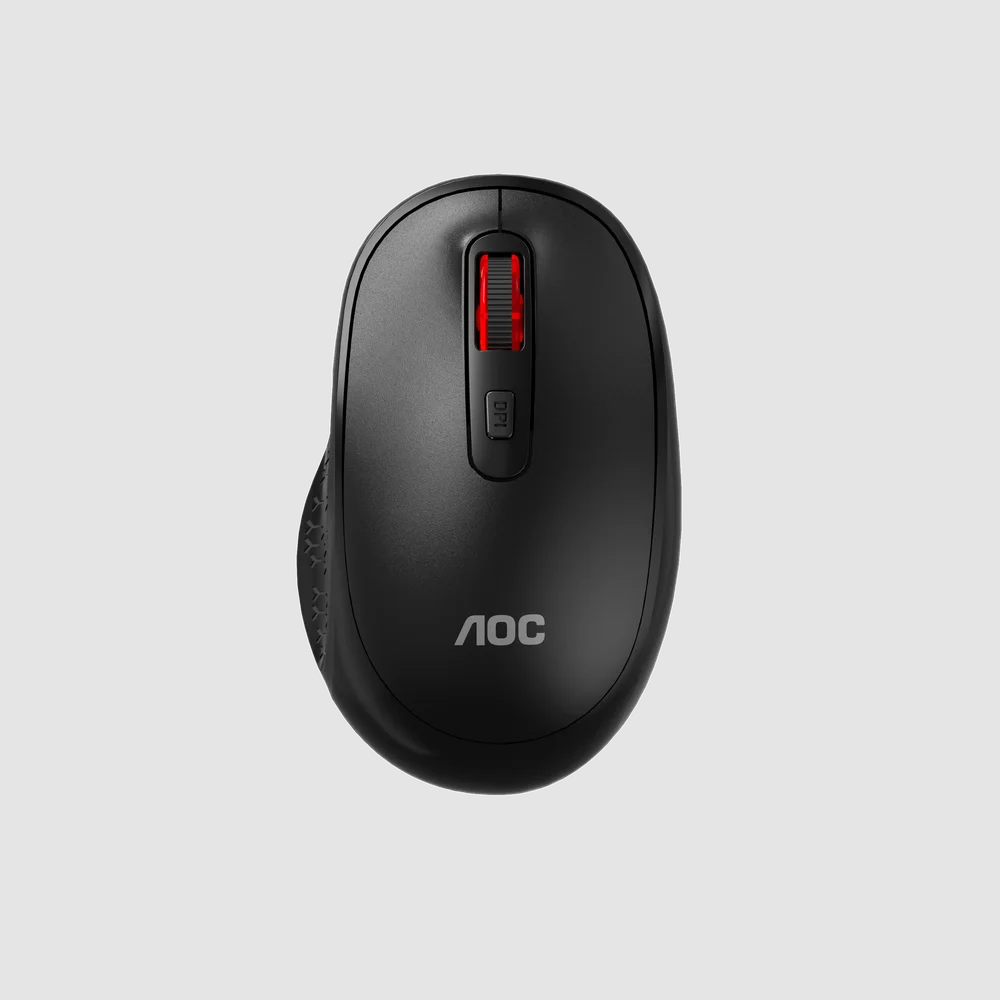 Imagem 5 de 5 do produto Mouse Optico Sem Fio Aoc 2,4ghz Office Preto 1600dpi M400b