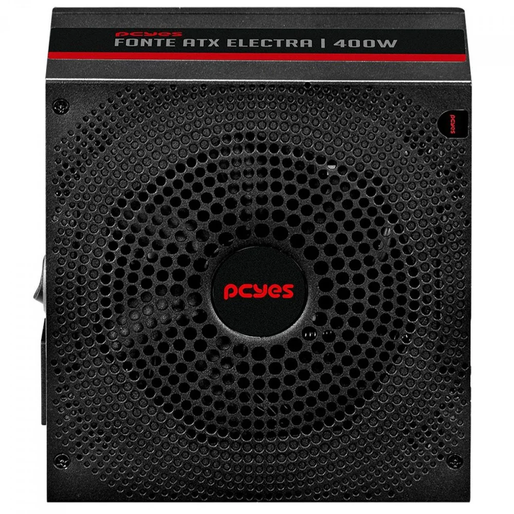 Imagem 5 de 5 do produto Fonte PCyes Electra, 400w, Pfc Ativo, Preto, Elec400w