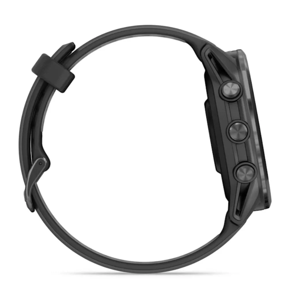 Imagem 3 de 5 do produto Relógio Garmin Forerunner 970 Music AmoLED Cinza Em Titânio Dlc Preto 47mm