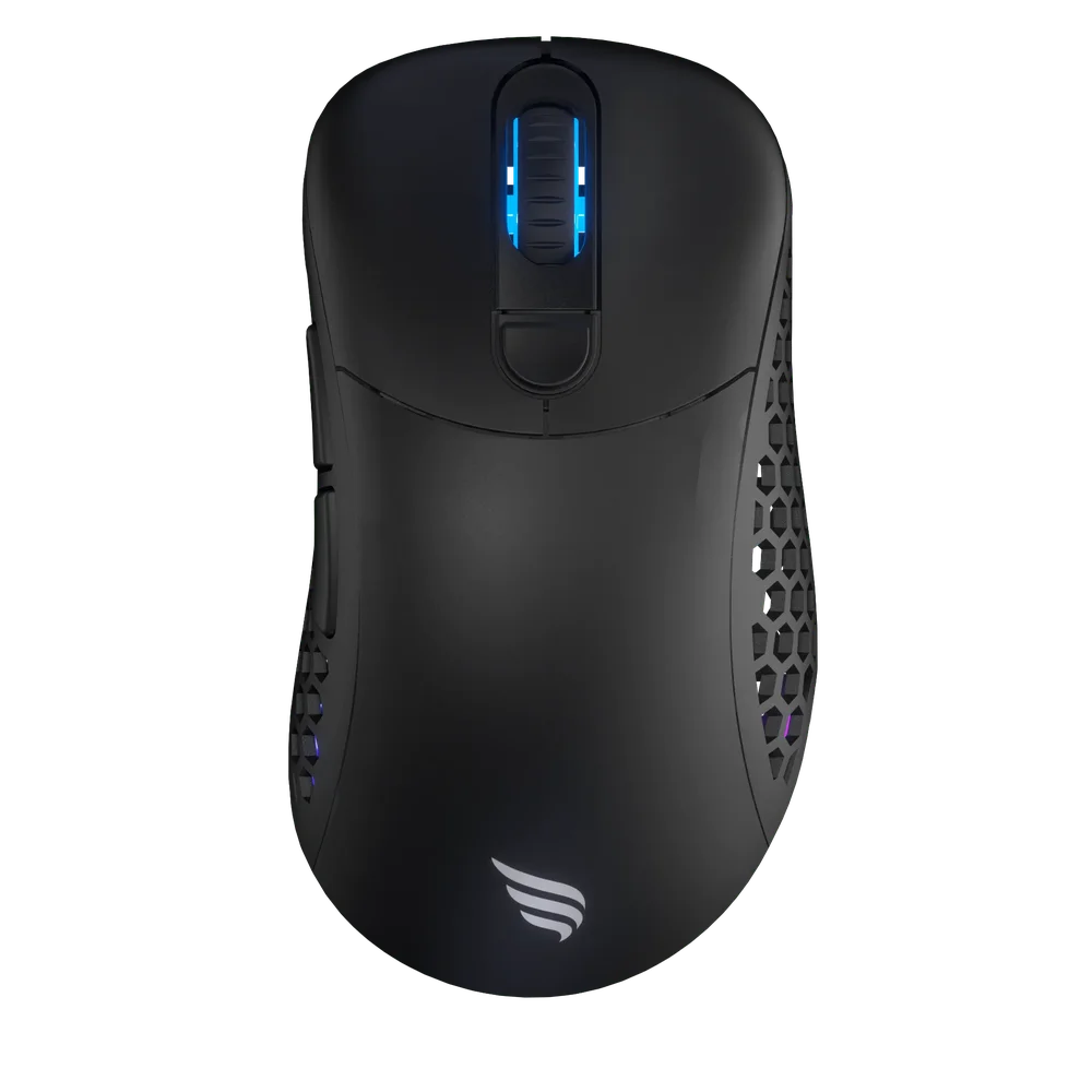 Imagem 4 de 5 do produto Mouse Gamer Sem Fio, Fallen Morcego, Wireless - Preto, LED RGB