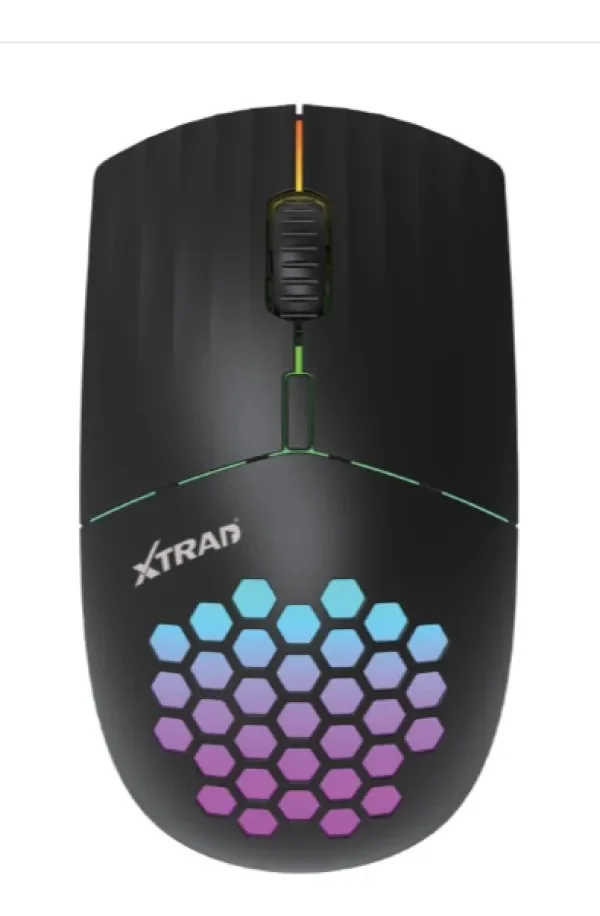 Imagem 2 de 4 do produto Mouse Sem Fio Bluetooth Wifi Usb Recarregável PC Notebook