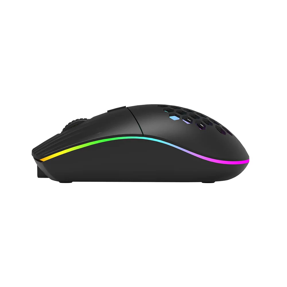 Imagem 4 de 4 do produto Mouse Sem Fio Bluetooth Wifi Usb Recarregável PC Notebook