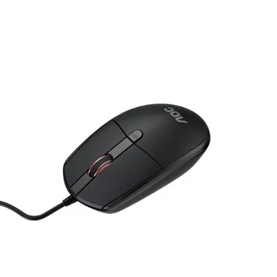 Mouse Com Fio AOC MS130, 1000 DPI, USB, Plug And Play, Preto