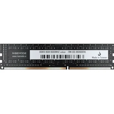 Memória Gamer Rise Mode Value 8GB DDR3L 1600MHz - RM-D3-8G1600VL
