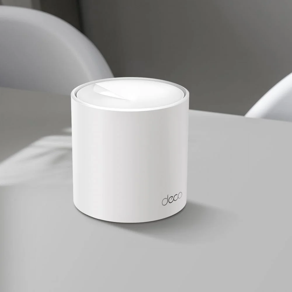 Imagem 2 de 5 do produto Kit C/2 Roteadores Tp-link Deco X10 Wi-fi 6 Archer Ax1500 Gigabit Dual Band