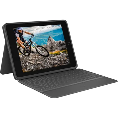 Capa Teclado Logitech Para Ipad( 7ª, 8ª E 9ª Geração), Rugged Folio 920-009293